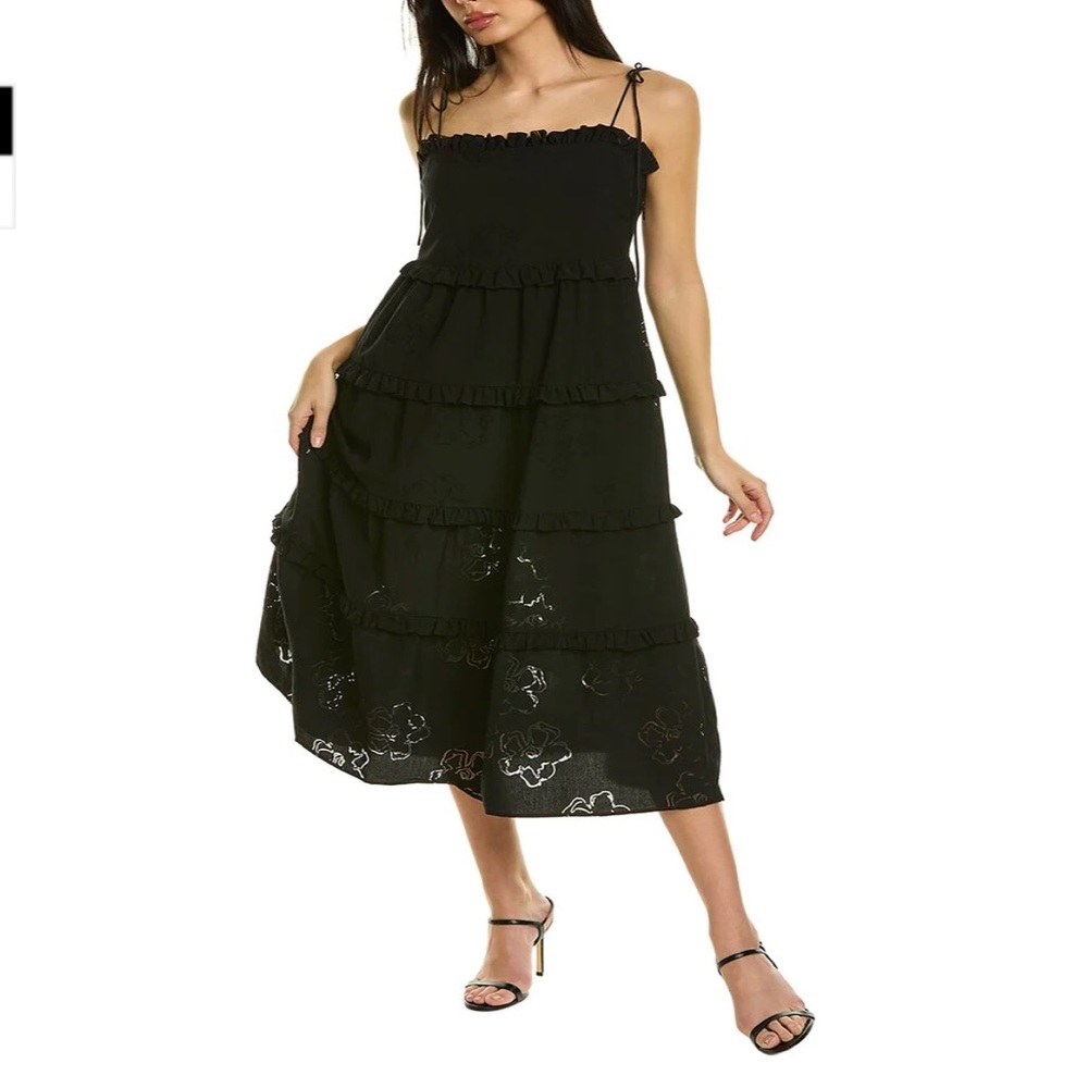 TED BAKER HANSI MAGNOLIA MIDI DRESS